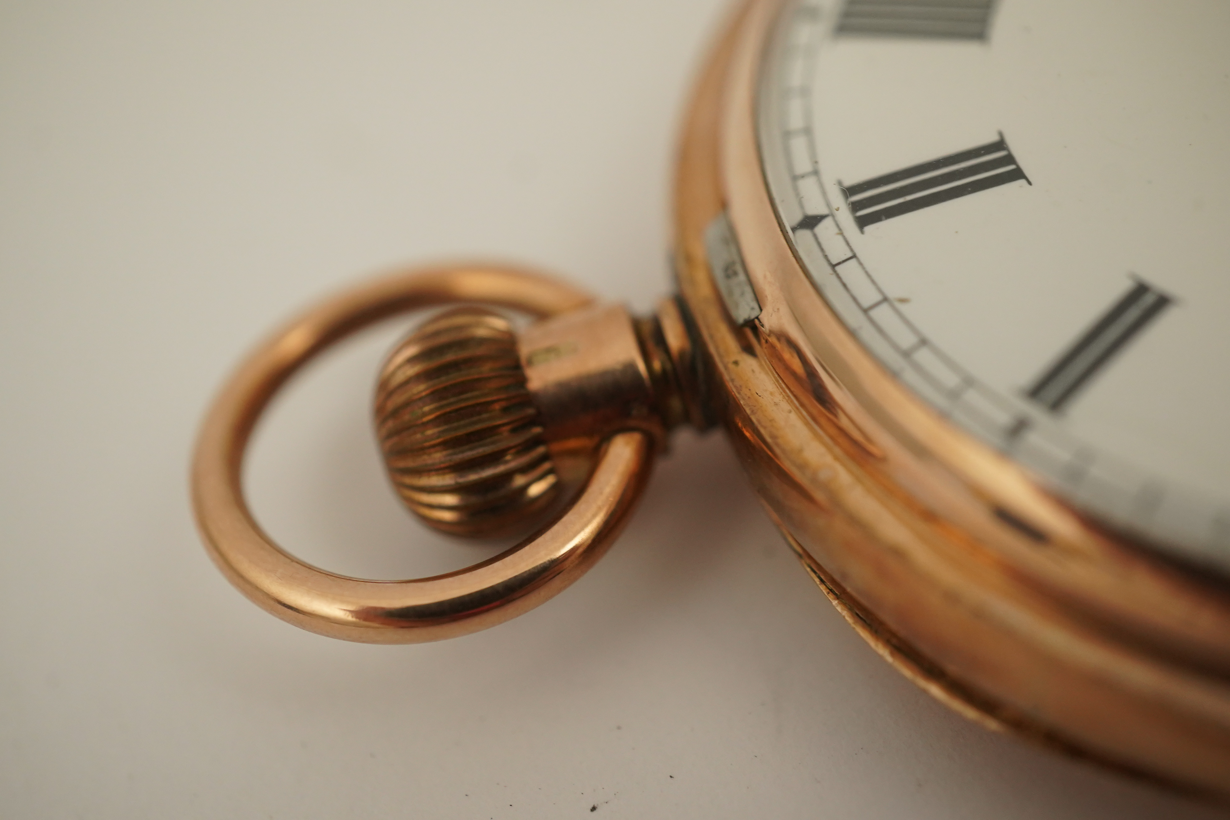 An early 20th century Swiss 9ct gold hunter keyless quarter repeating pocket watch